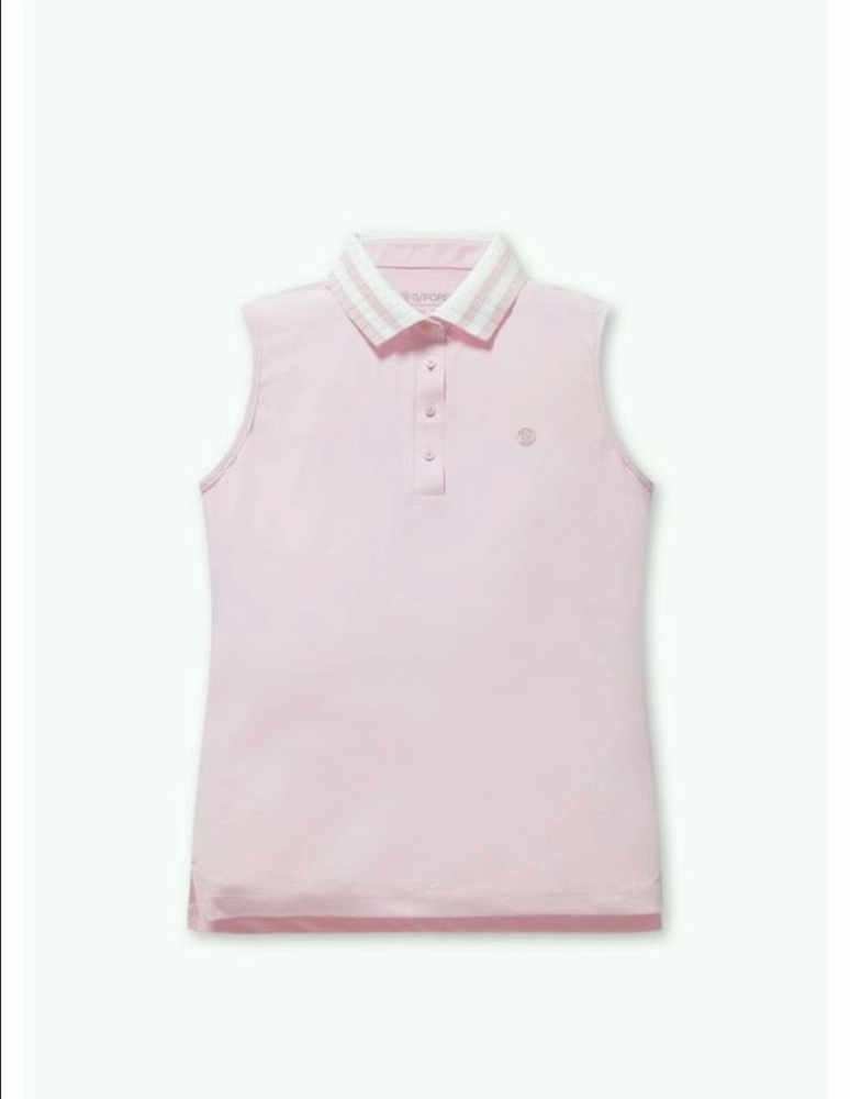 지포어여성골프웨어원피스PIQUE민소매플리츠폴로