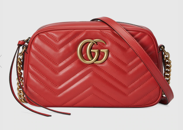 구찌 마몽 마틀라세 스몰 숄더백