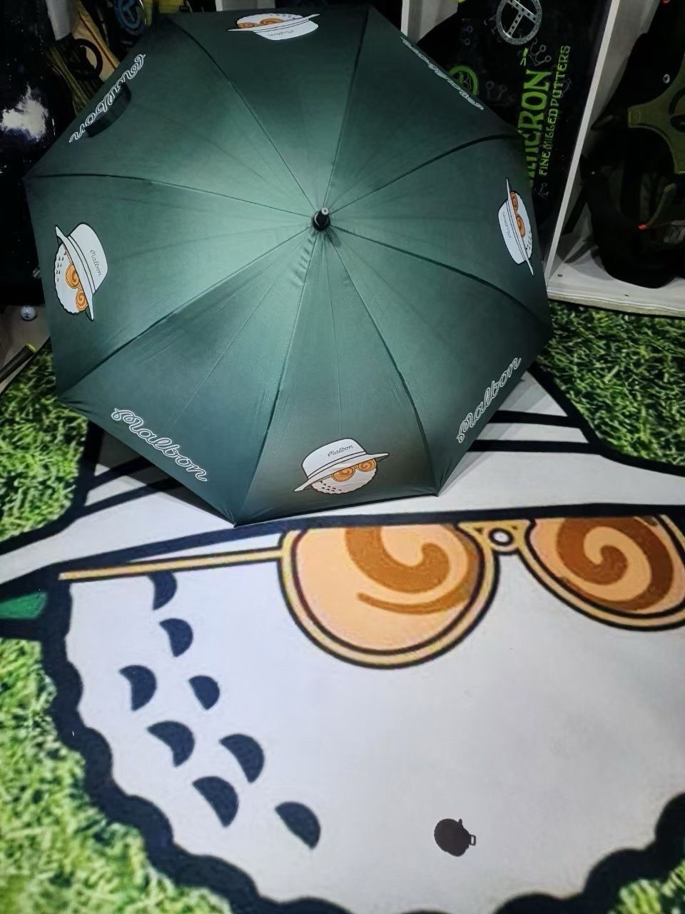 말본 로고 골프장 우산