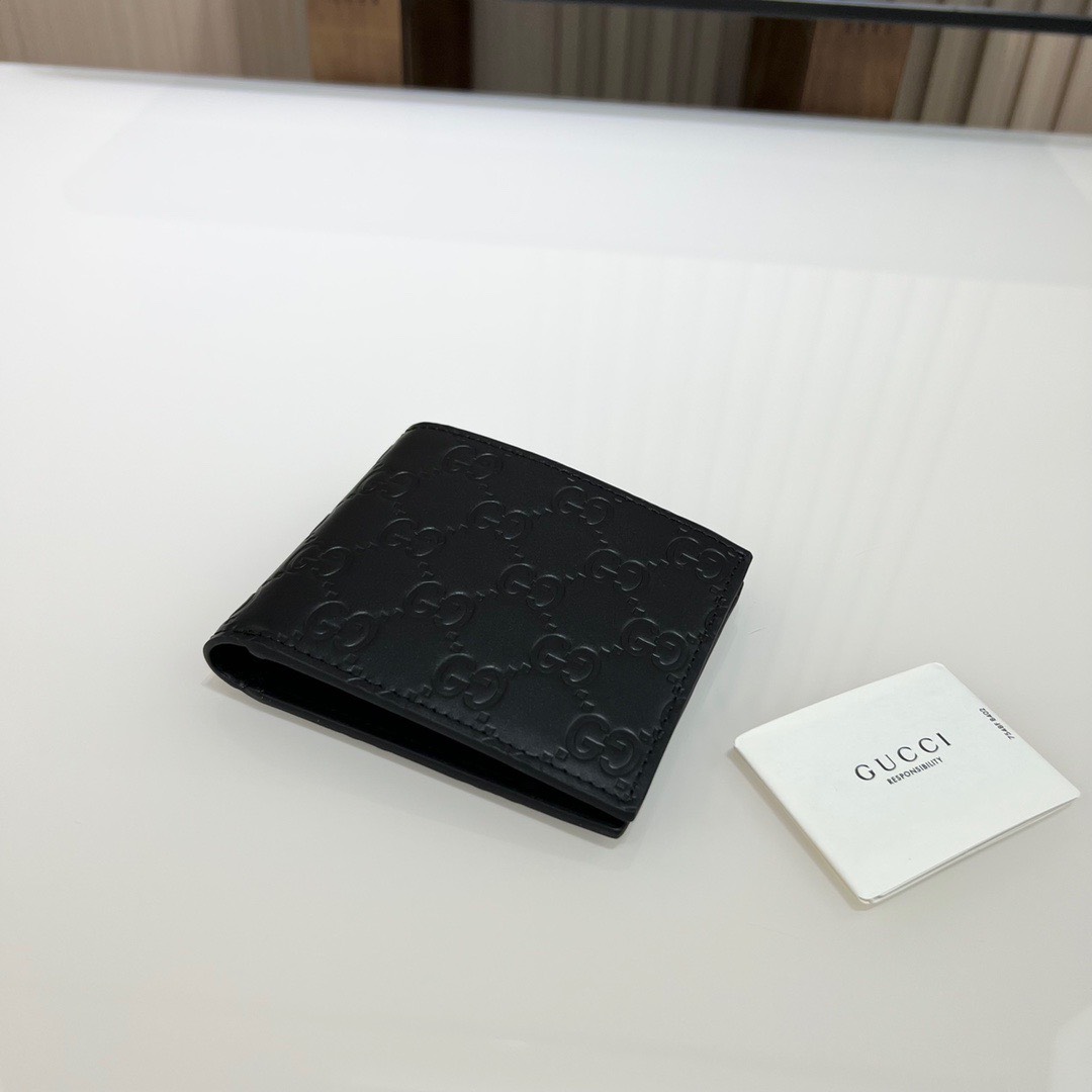 구찌 Leather Bifold 남자 반지갑