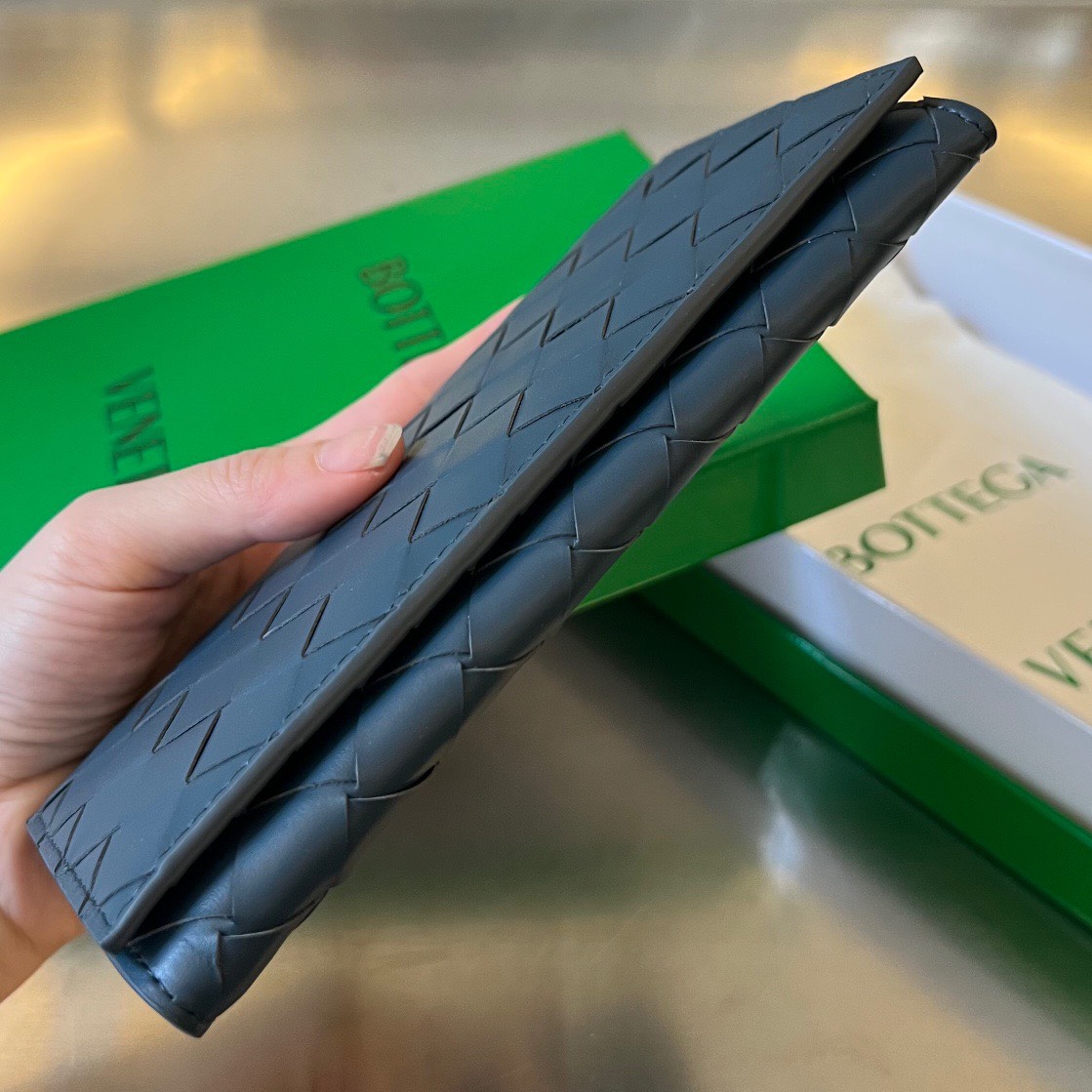 보테가 BV wallet 남자 장지갑