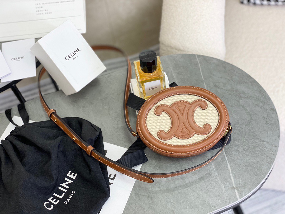 셀린느 Crossbody Oval Purse 여성 미니백