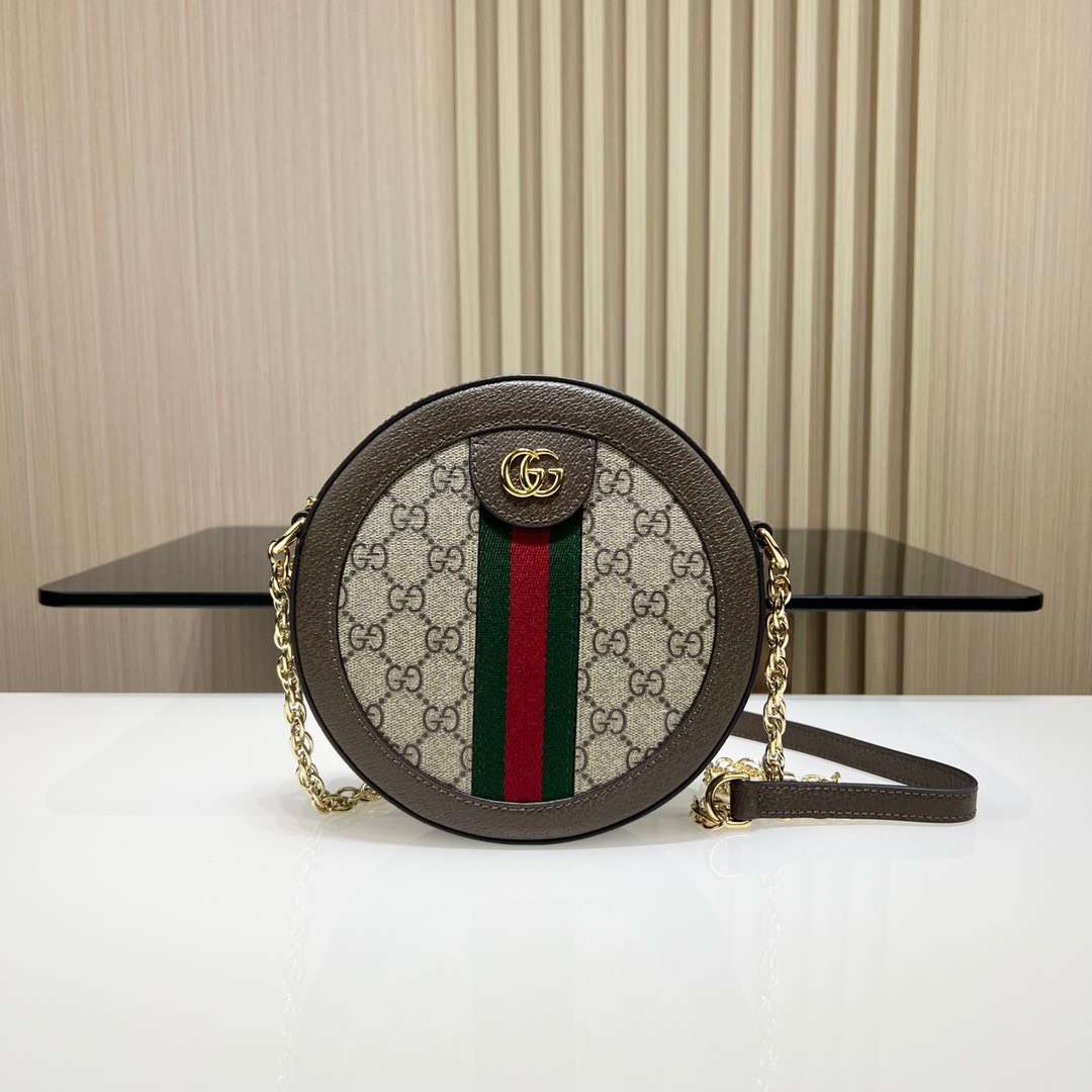 구찌 OPHIDIA 원형 여성 미니백