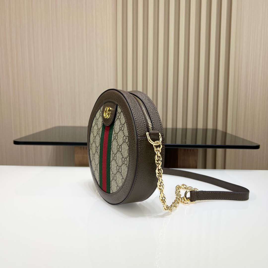 구찌 OPHIDIA 원형 여성 미니백