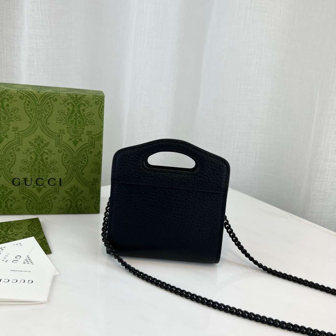 구찌 GG마몽 탑 핸들 카드 케이스 지갑