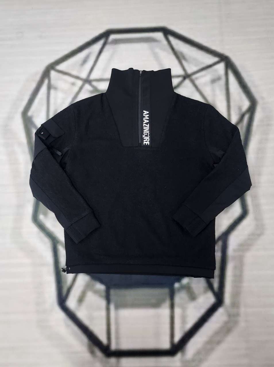 AMAZINGCRE FLUFFY TECH 남성 골프 상의