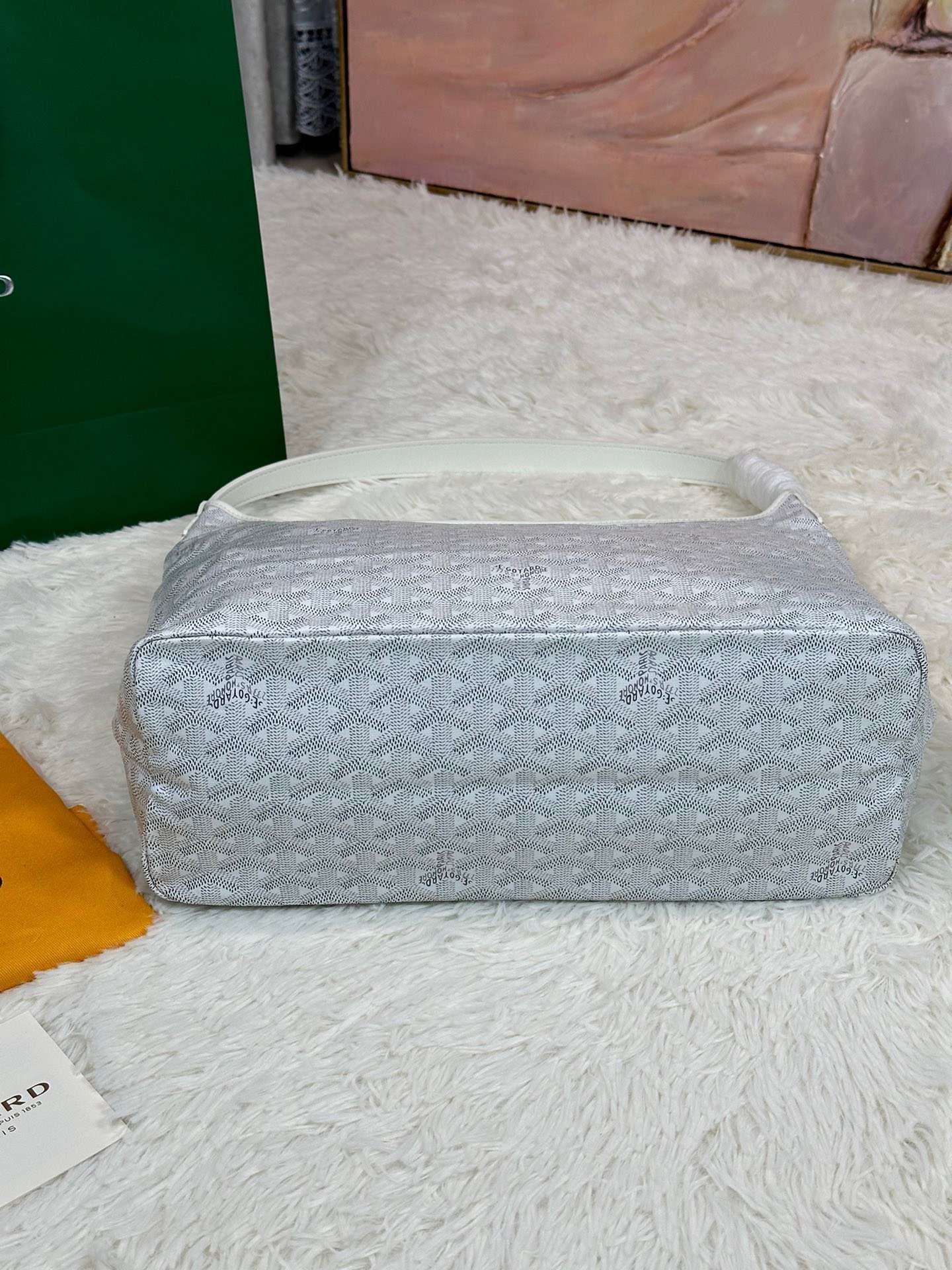 고야드 보헴 호보백 화이트