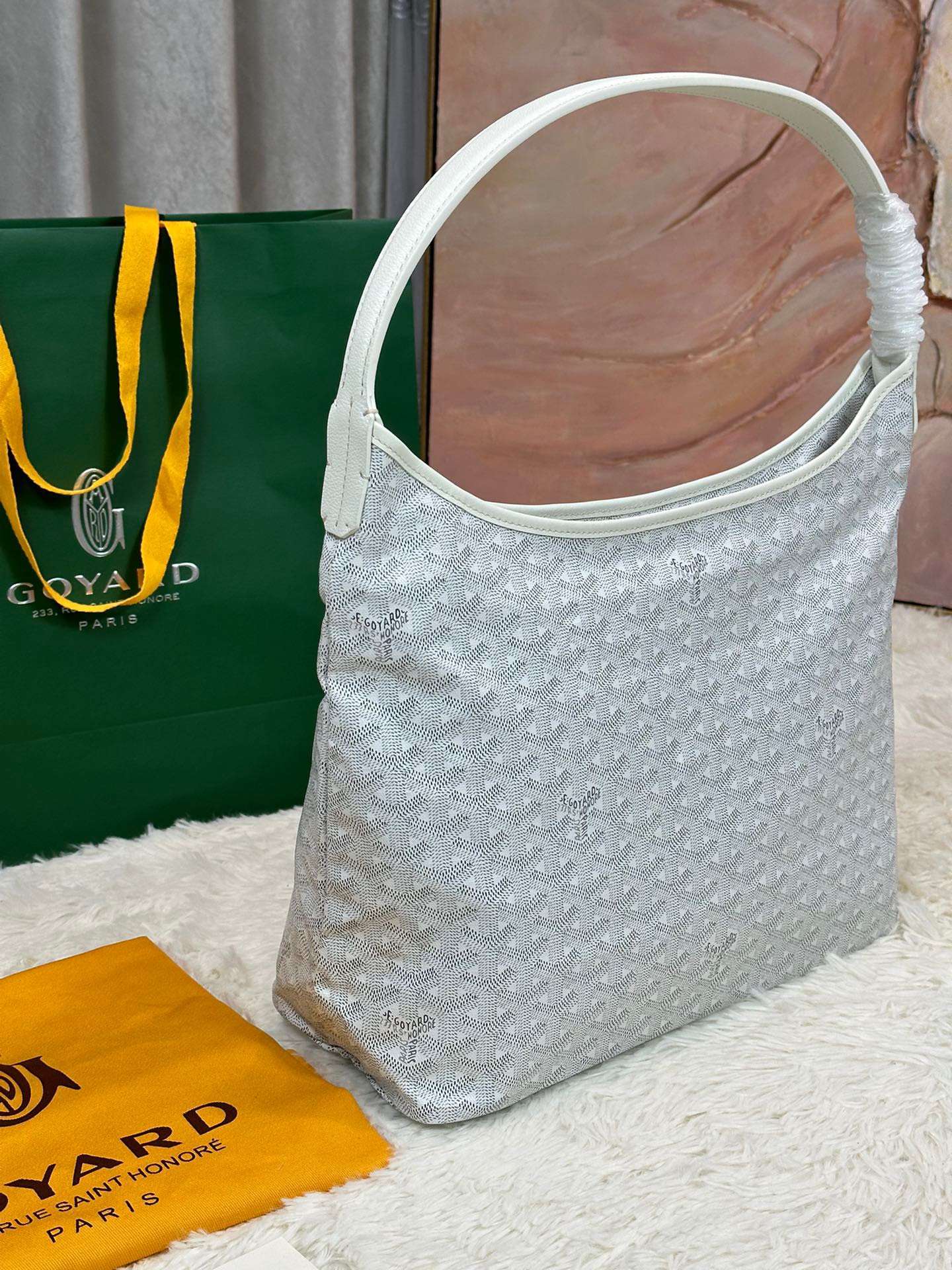 고야드 보헴 호보백 화이트