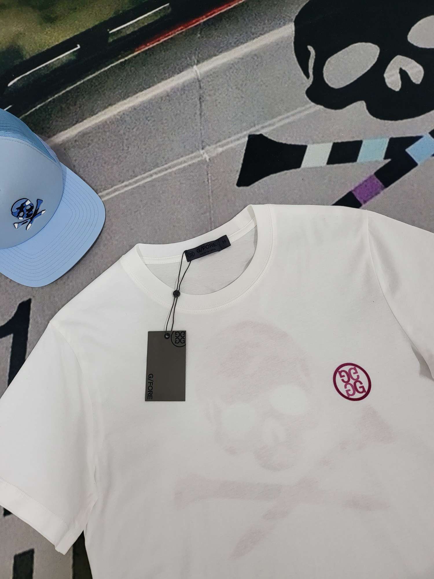 지포어 SKULL 남성 골프 반팔티