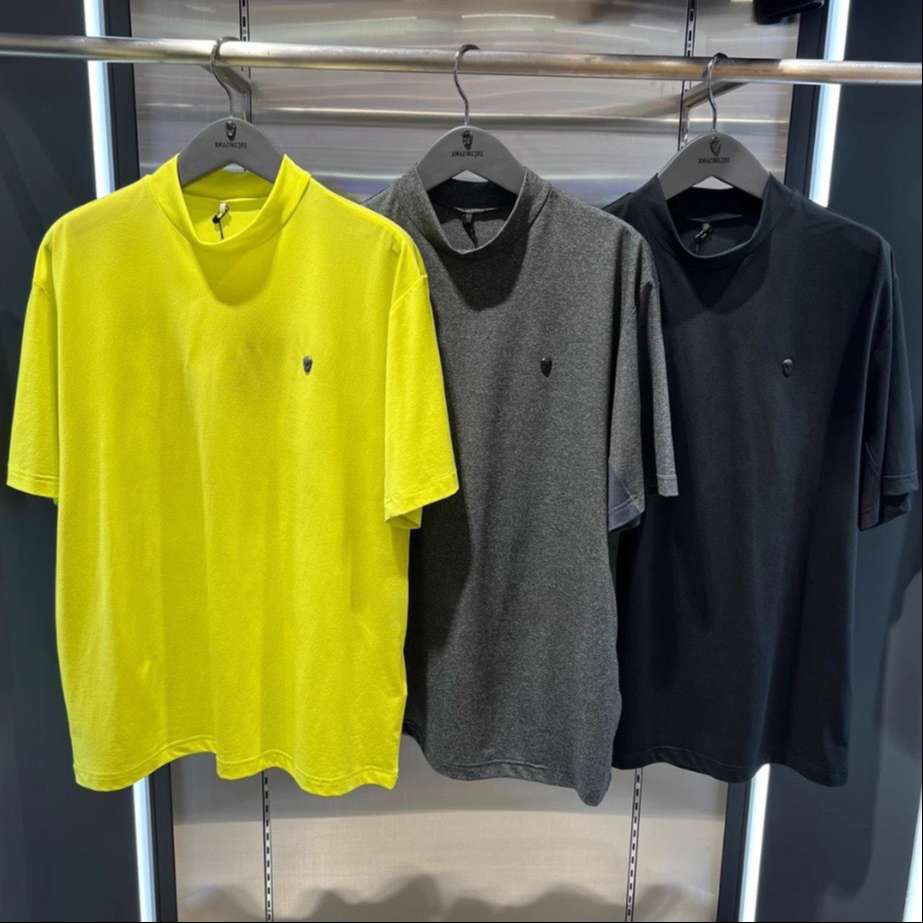 어메이징크리 스몰 로고 남성 골프 반팔티