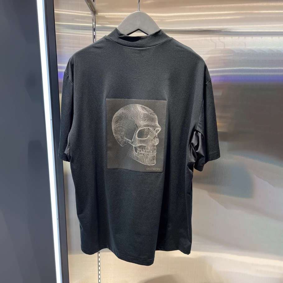 어메이징크리 스몰 로고 남성 골프 반팔티