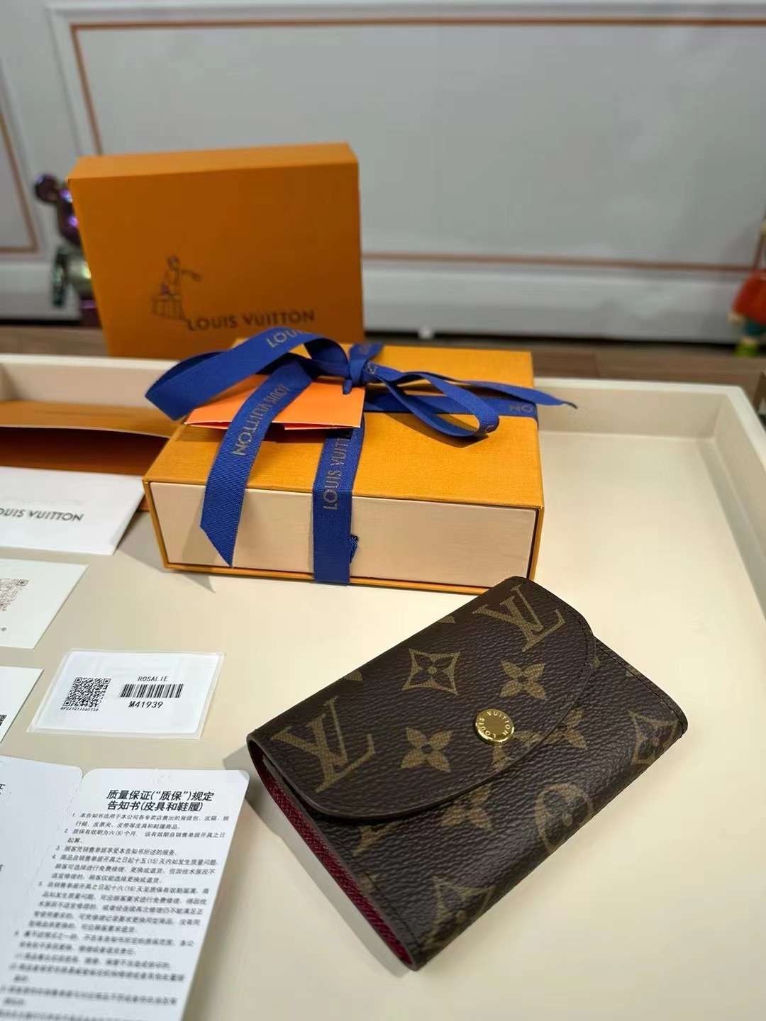 루이비통 로잘리 코인 퍼스 여성 반지갑