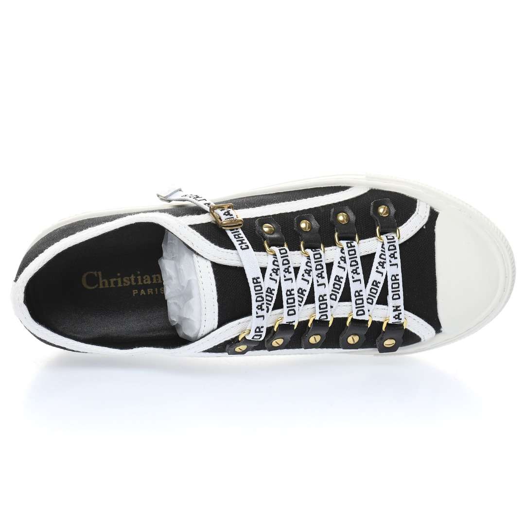 디올 캔버스 로우탑 여성 스니커즈 (2컬러)