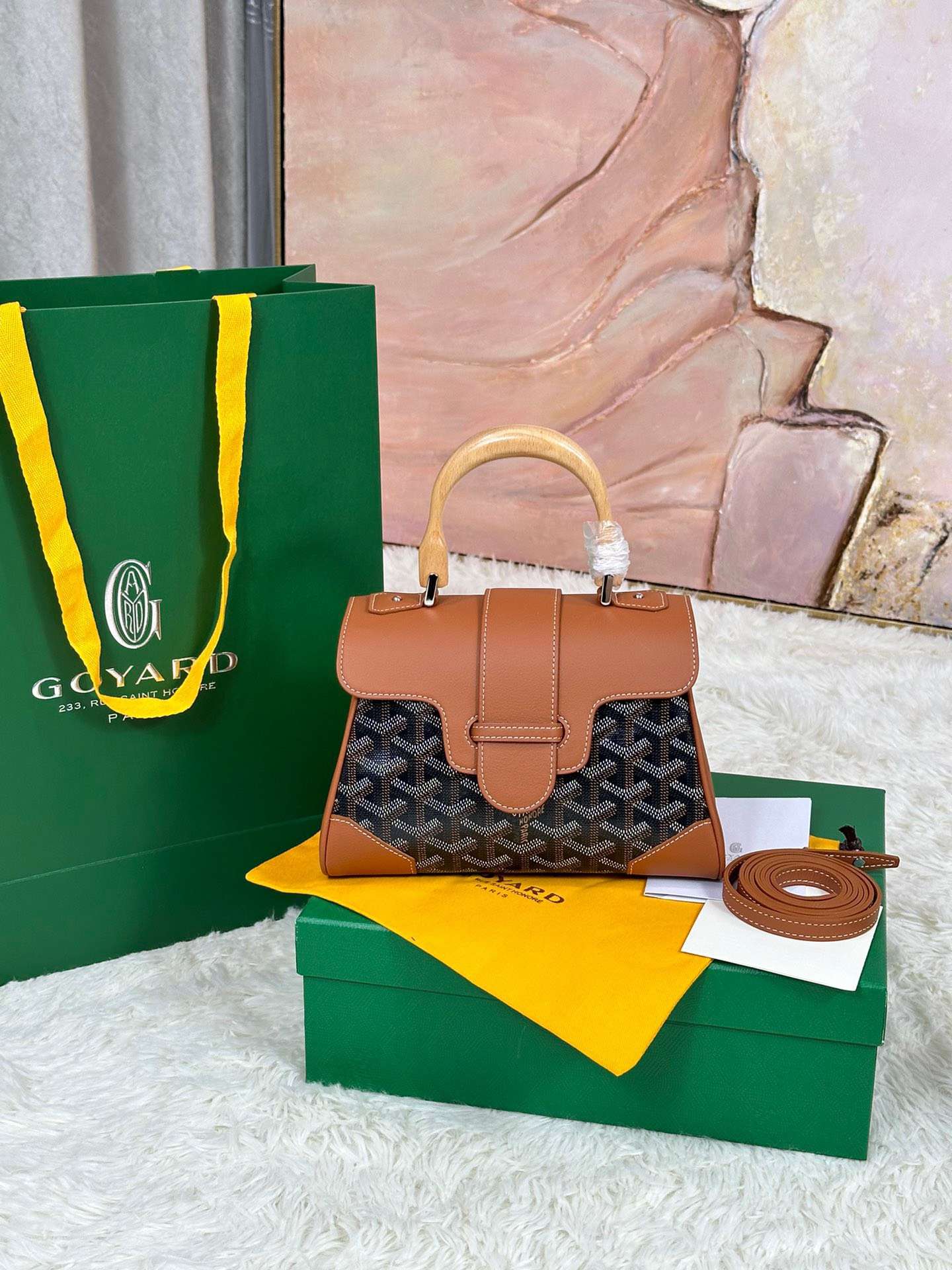 고야드 사이공 미니 토트백 (2컬러)