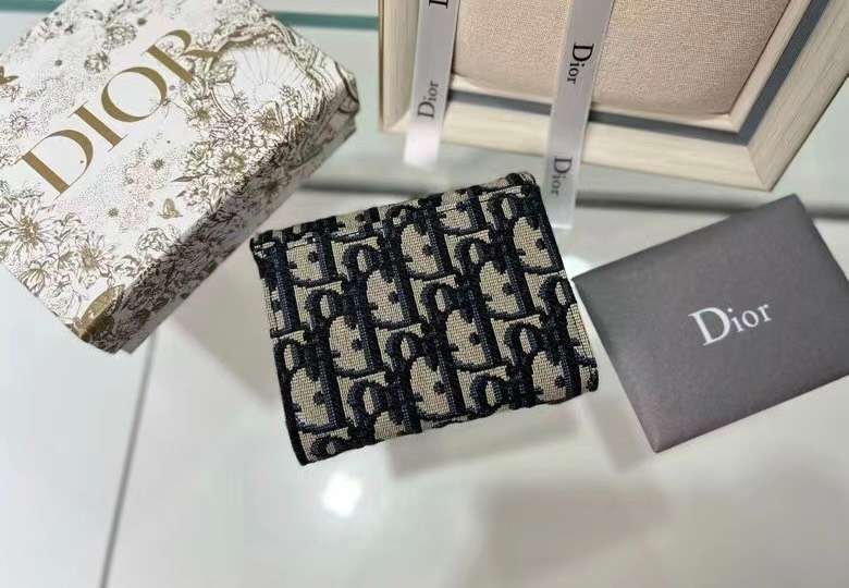 디올 Saddle Flap 여성 지갑