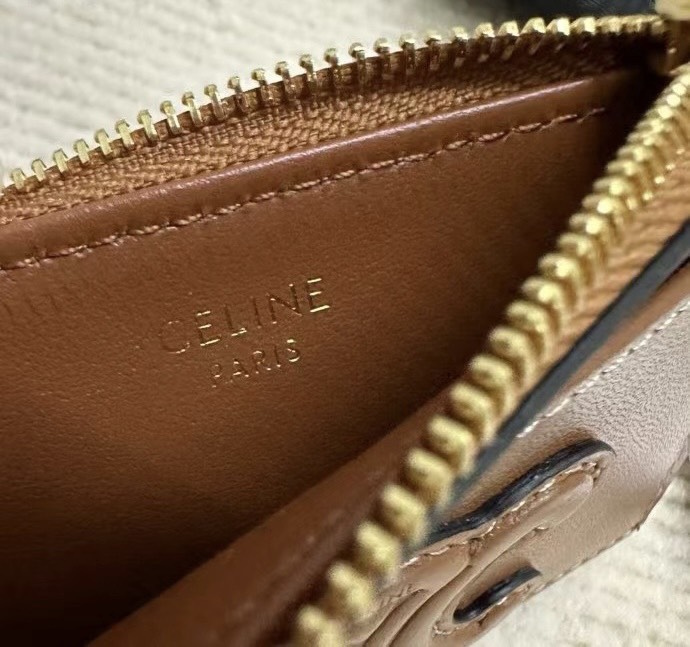 셀린느 로고 여성 카드 지갑