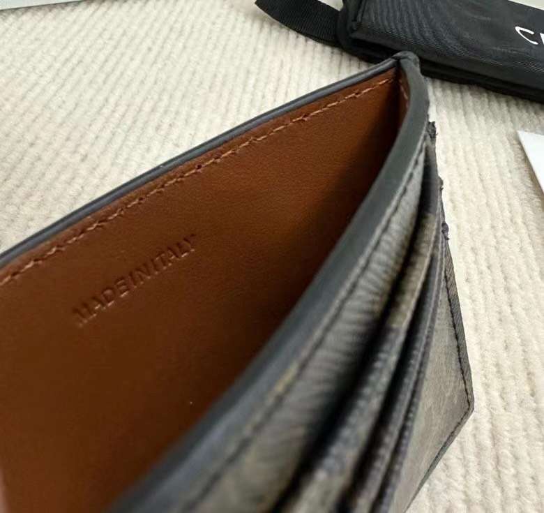 셀린느 Triomphe Canvas 여성 카드 지갑