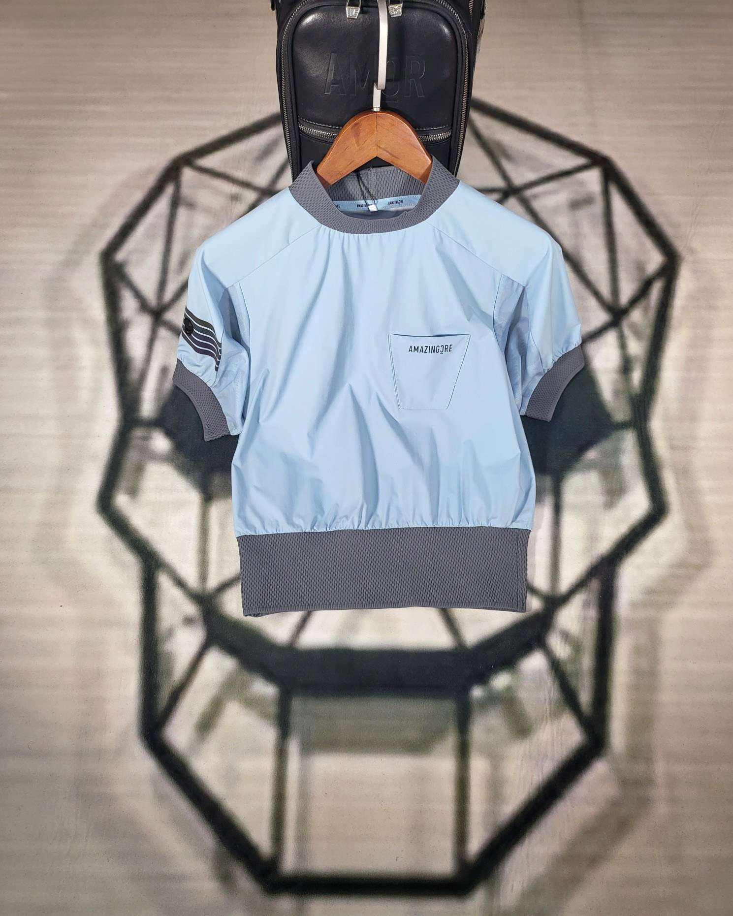 어메이징크리 AIR CIRCUIT HIVE TECH MESH 여성 골프 반팔티 (2컬러)