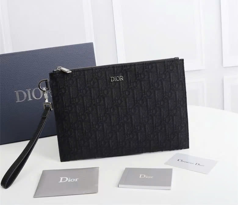 디올 Oblique Jacquard 남성 클러치백