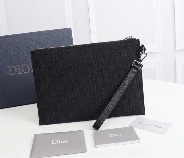 디올 Oblique Jacquard 남성 클러치백