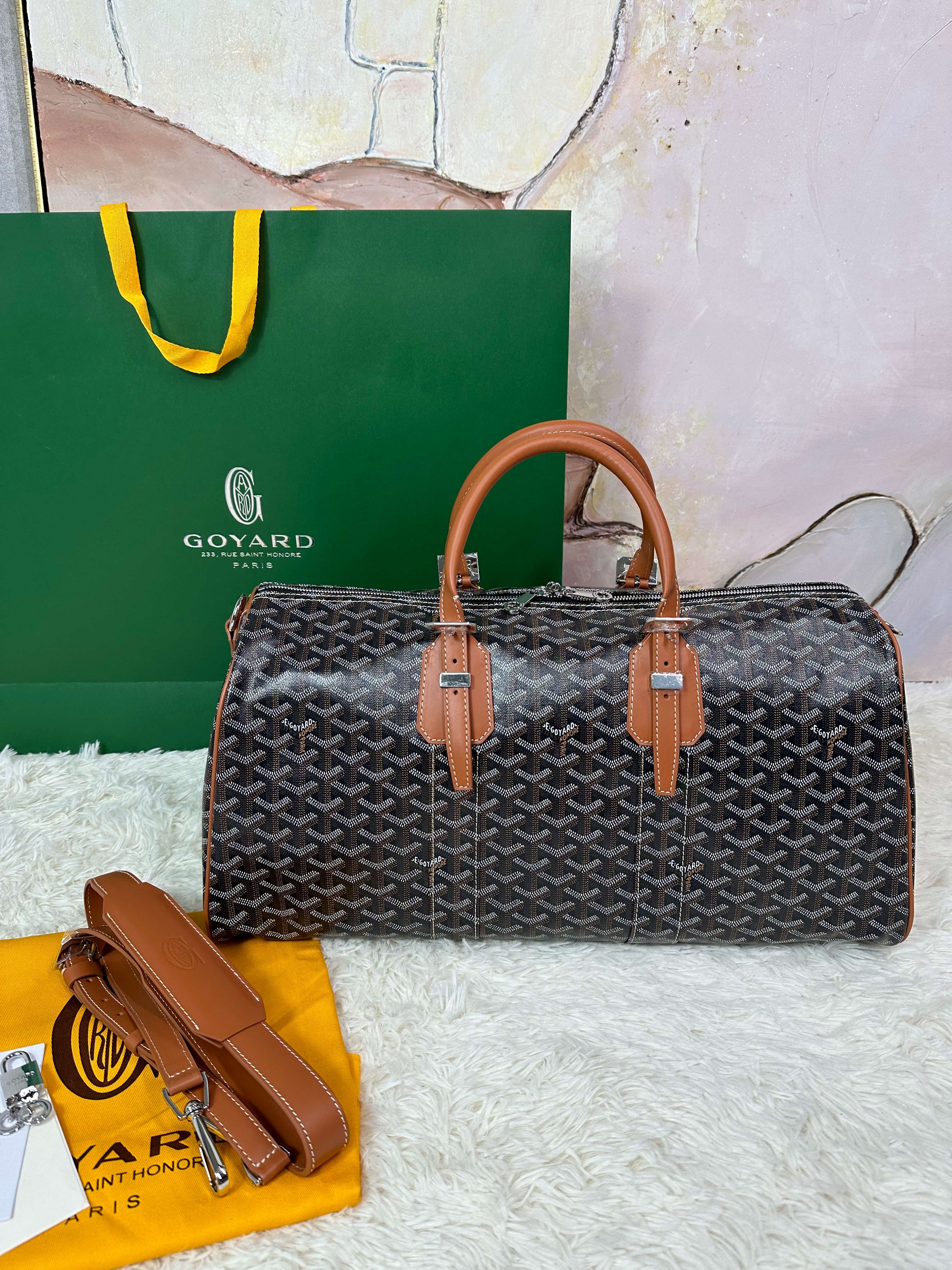 고야드 여행가방 남여공용 보스턴백