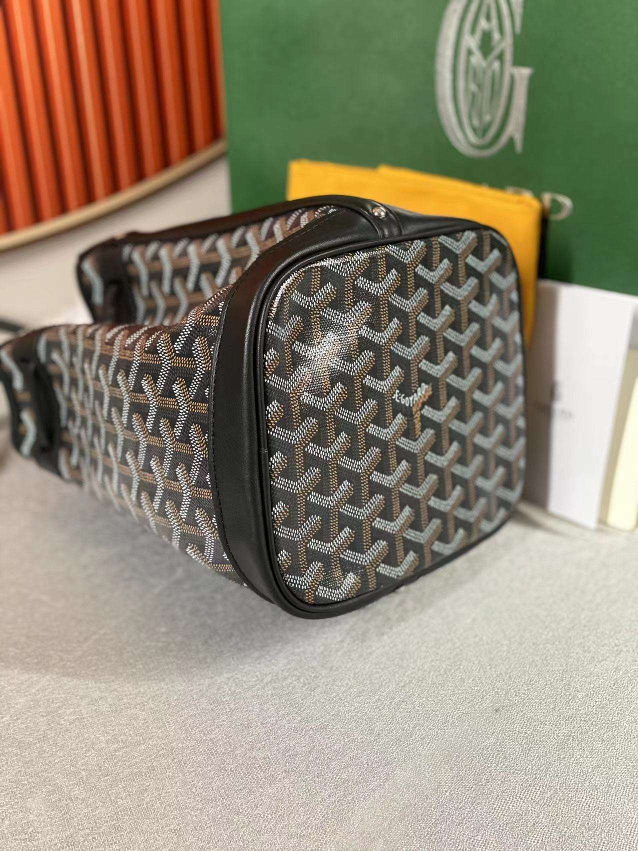 고야드 쁘띠플로 여성 버킷백