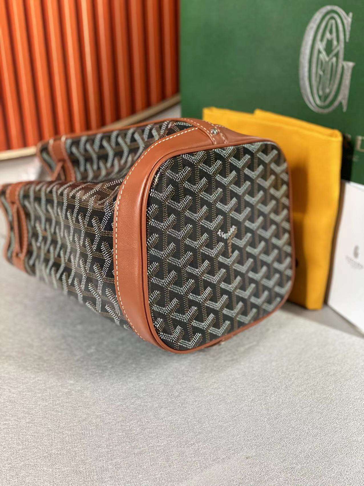 고야드 쁘띠플로 여성 버킷백