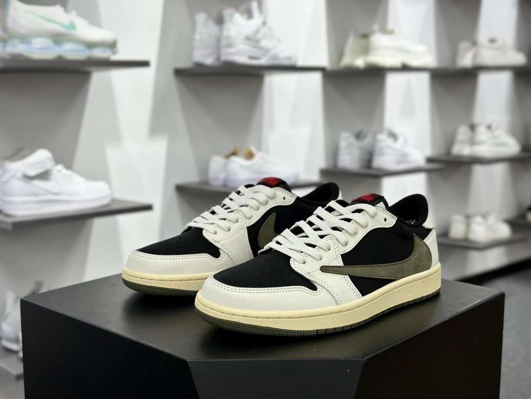 나이키 Travis Scott x Air Jordan 1 Low 남여공용 신발 (A급/프리미엄급)