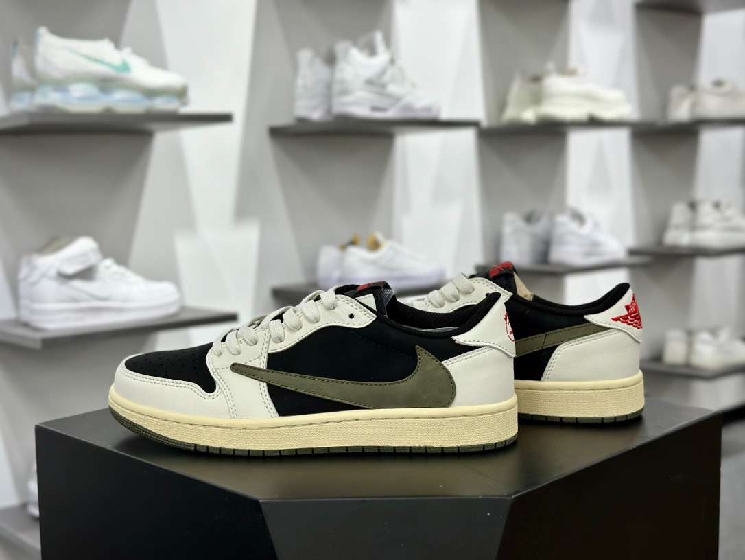 나이키 Travis Scott x Air Jordan 1 Low 남여공용 신발 (A급/프리미엄급)