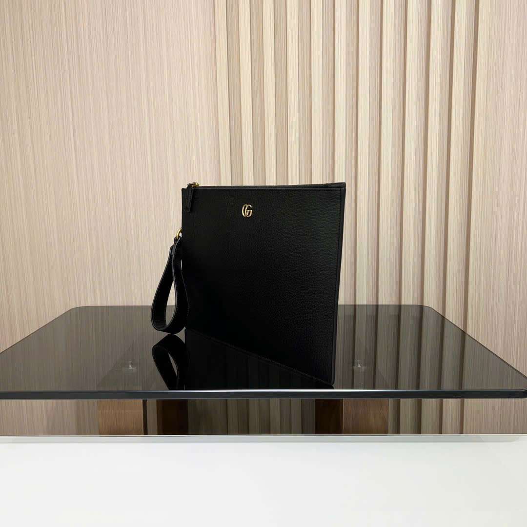 구찌 GG Marmont Leather Strap 남성 클러치