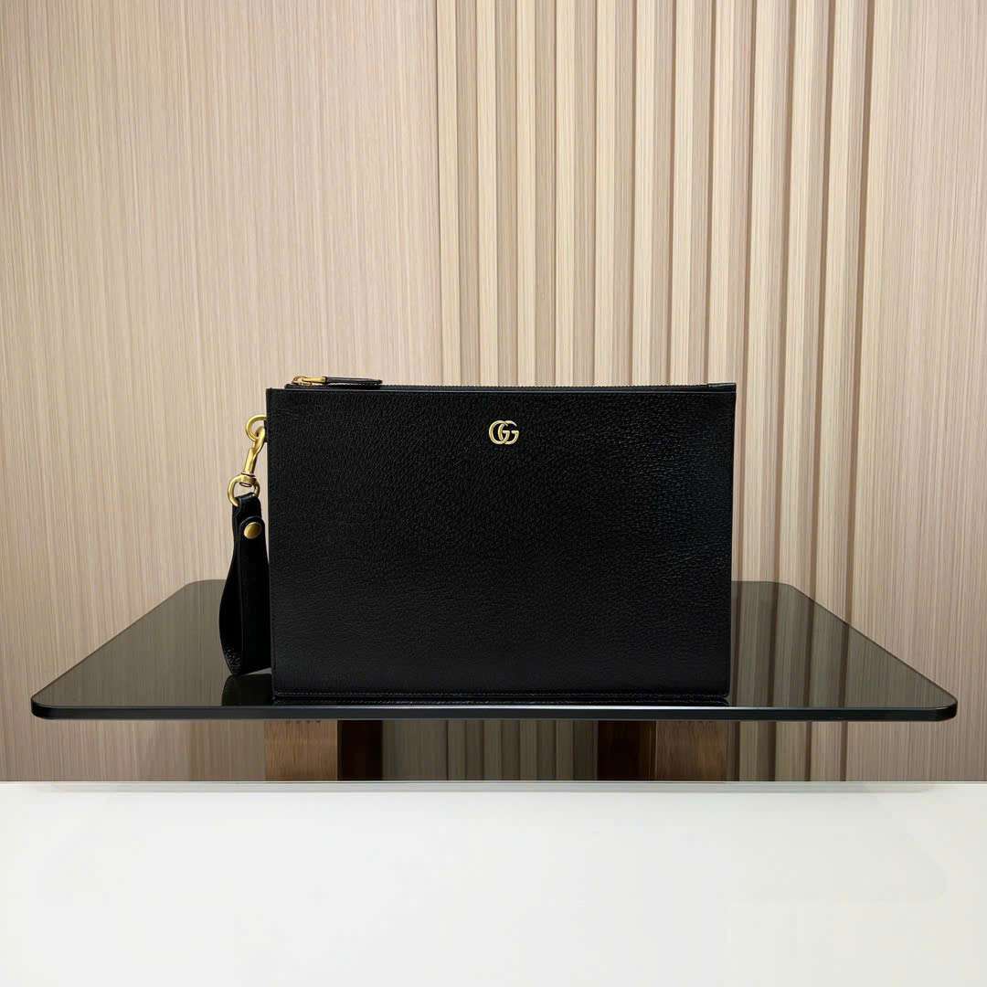 구찌 GG Marmont Leather Strap 남성 클러치