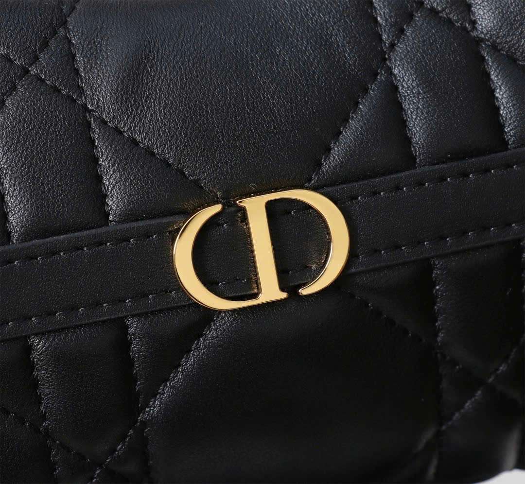 디올 Miss Caro Mini 여성 블랙 숄더백