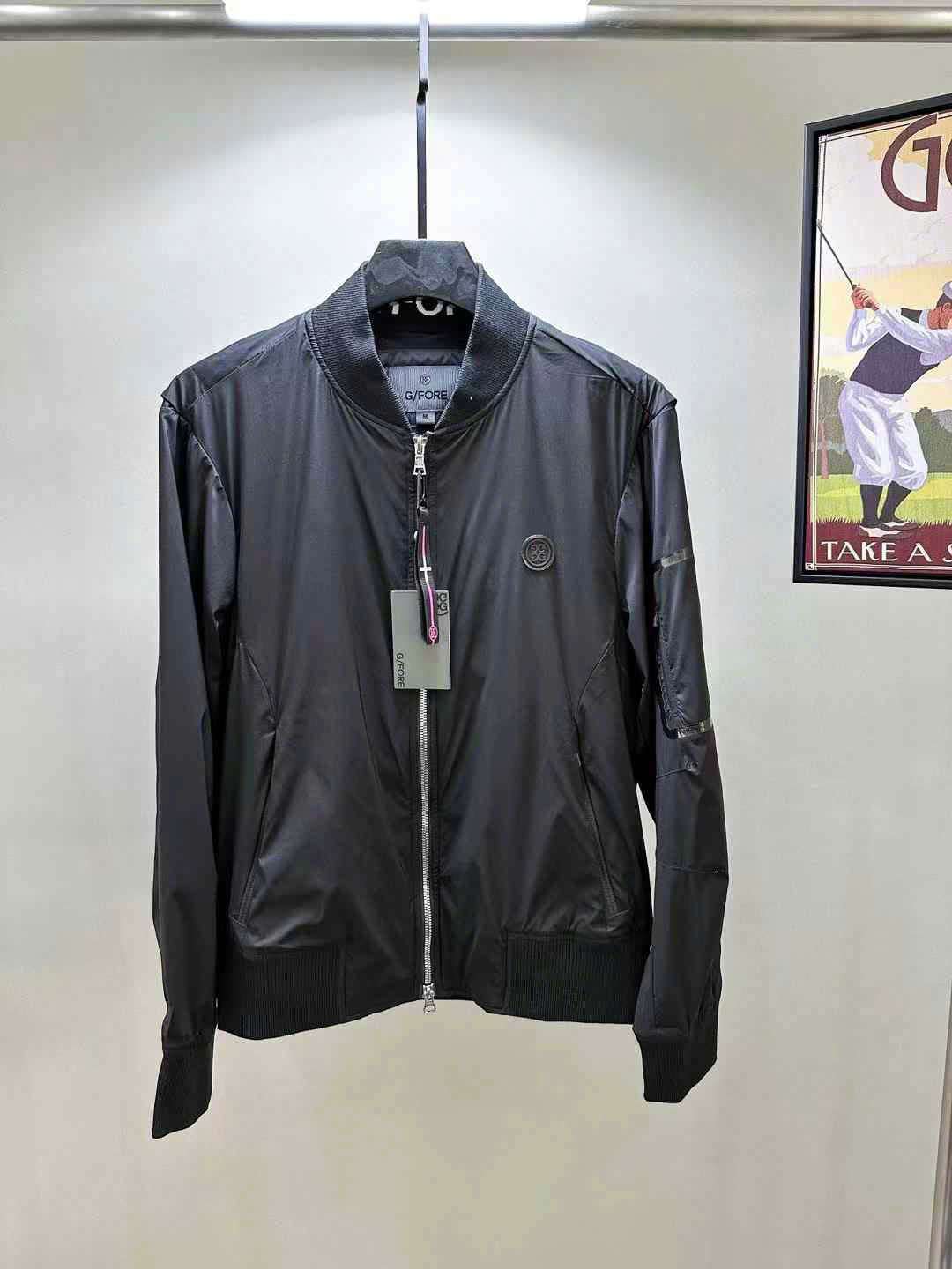 지포어 가슴 로고 남성 골프 자켓 (2컬러)