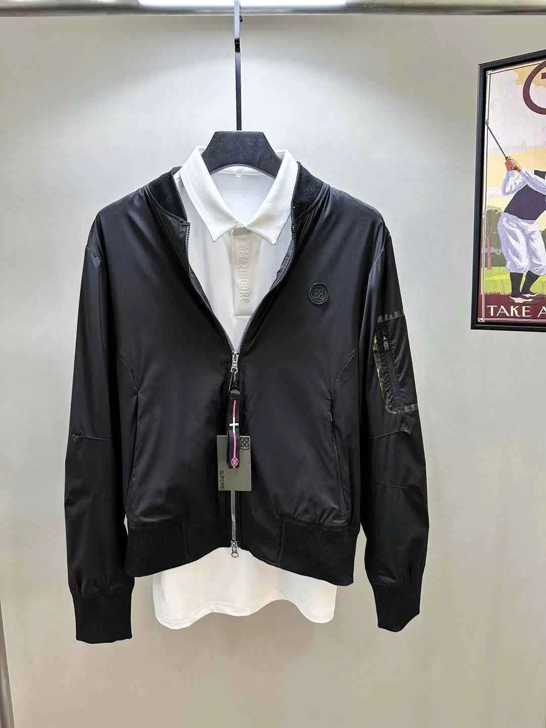 지포어 가슴 로고 남성 골프 자켓 (2컬러)