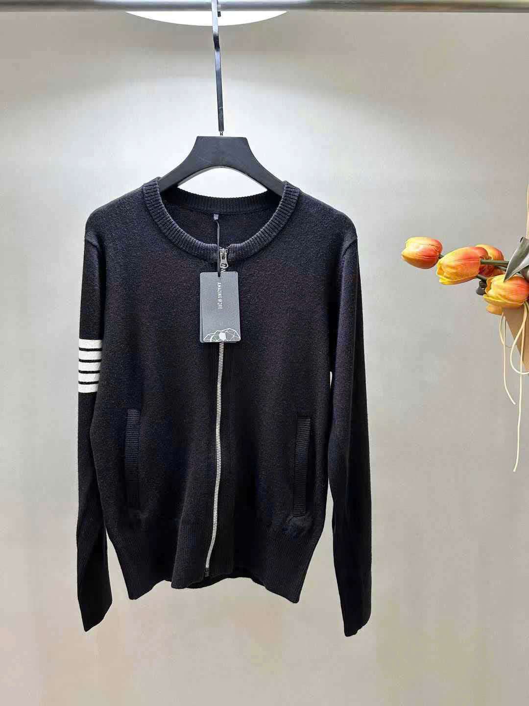 어메이징크리 소매 로고 여성 골프 니트