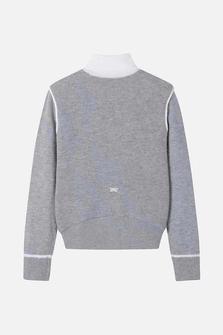 PXG 자수 로고 여성 골프 니트