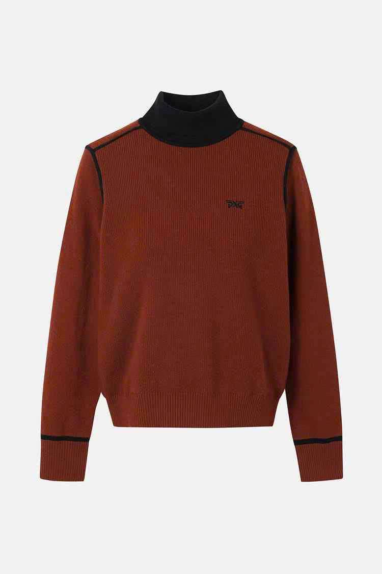 PXG 자수 로고 여성 골프 니트