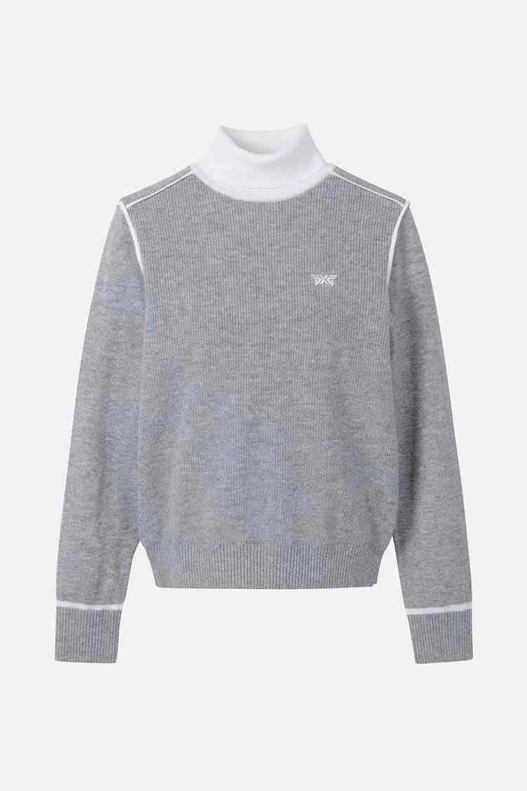 PXG 자수 로고 여성 골프 니트