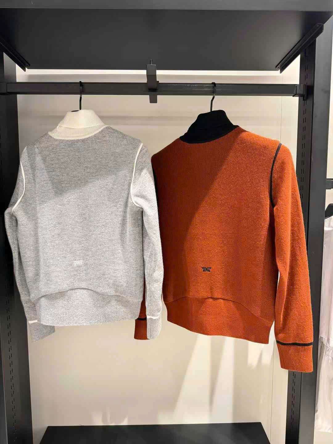 PXG 자수 로고 여성 골프 니트