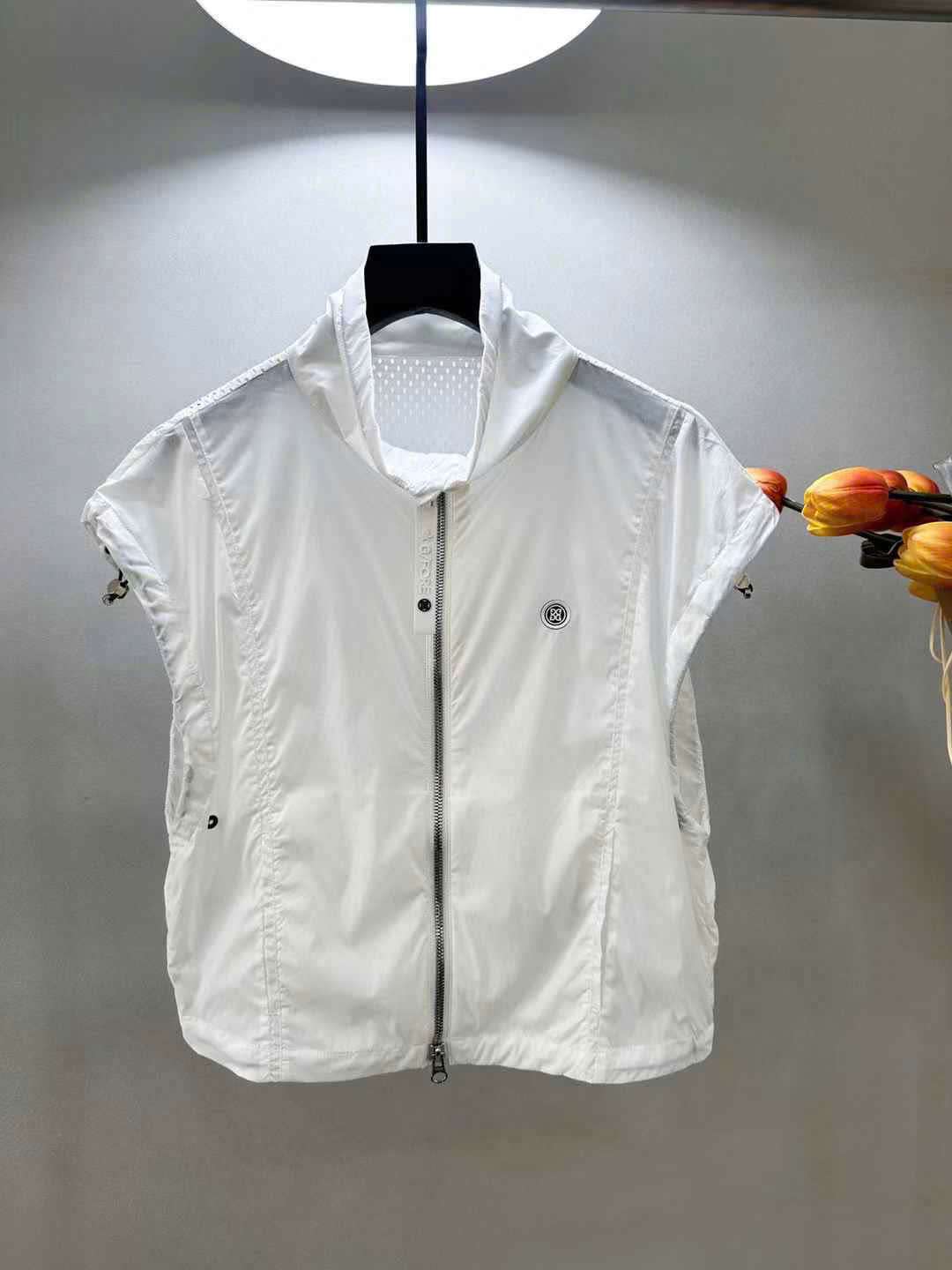 지포어 가슴 로고 여성 골프 상의