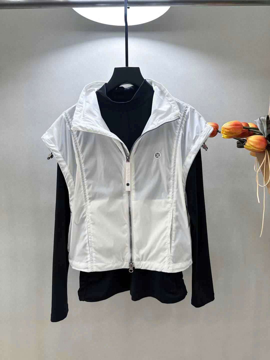 지포어 가슴 로고 여성 골프 상의