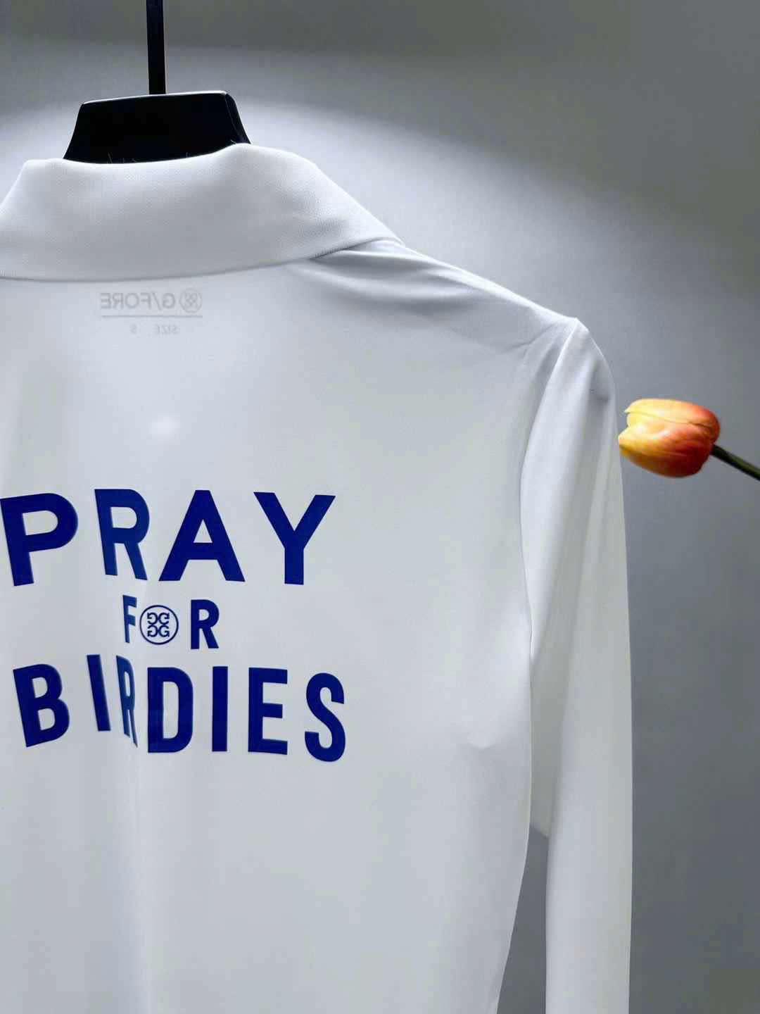 지포어 반 지퍼 여성 골프 긴팔티