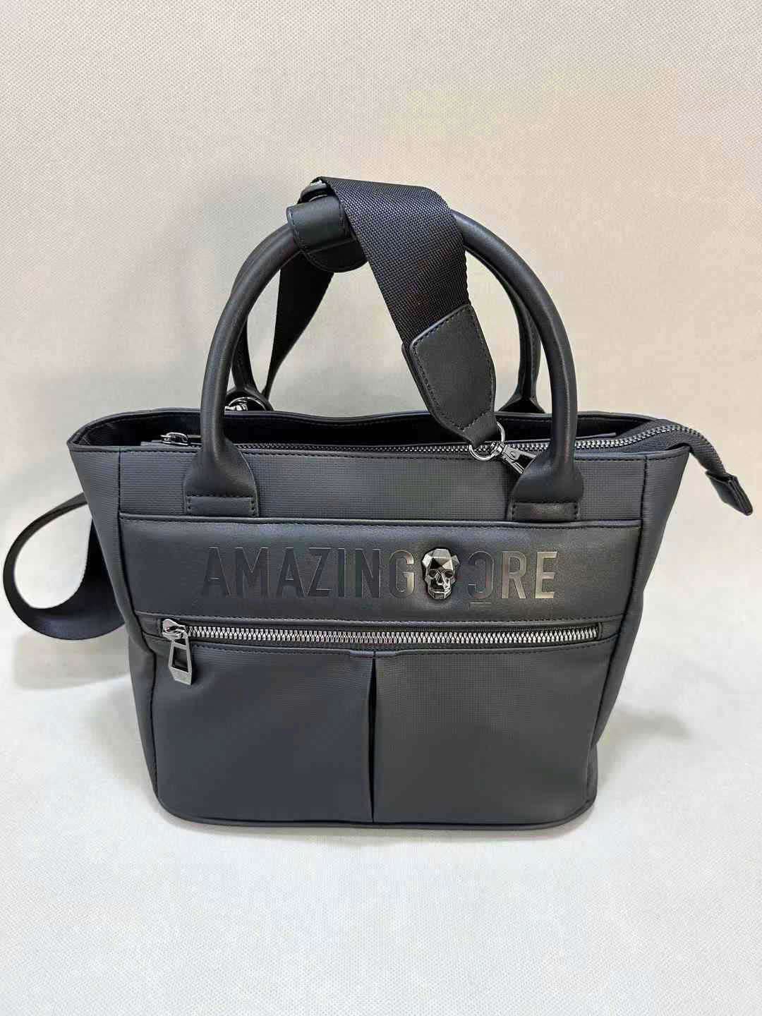 어메이징크리 시그니처 로고 남여공용 토트백