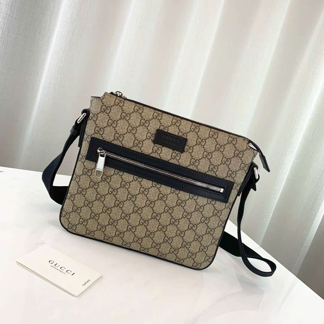 구찌 캔버스 트리밍 메신저 남성 크로스백