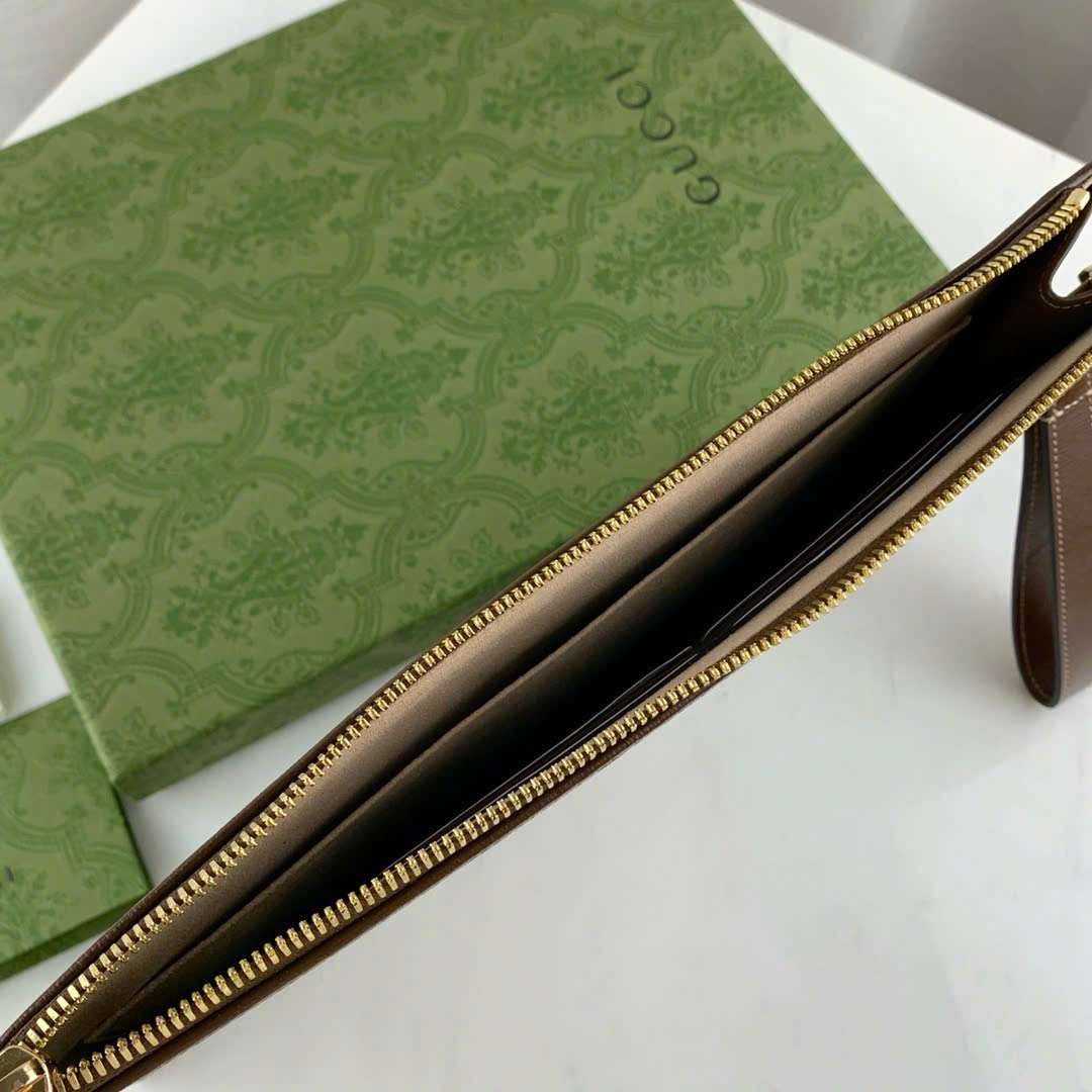 구찌 Supreme Canvas 남성 클러치