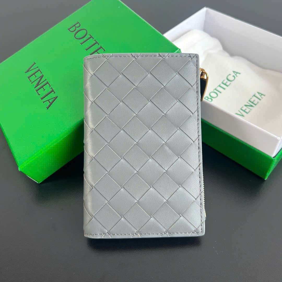 보테가 그레이 남성 카드 자갑