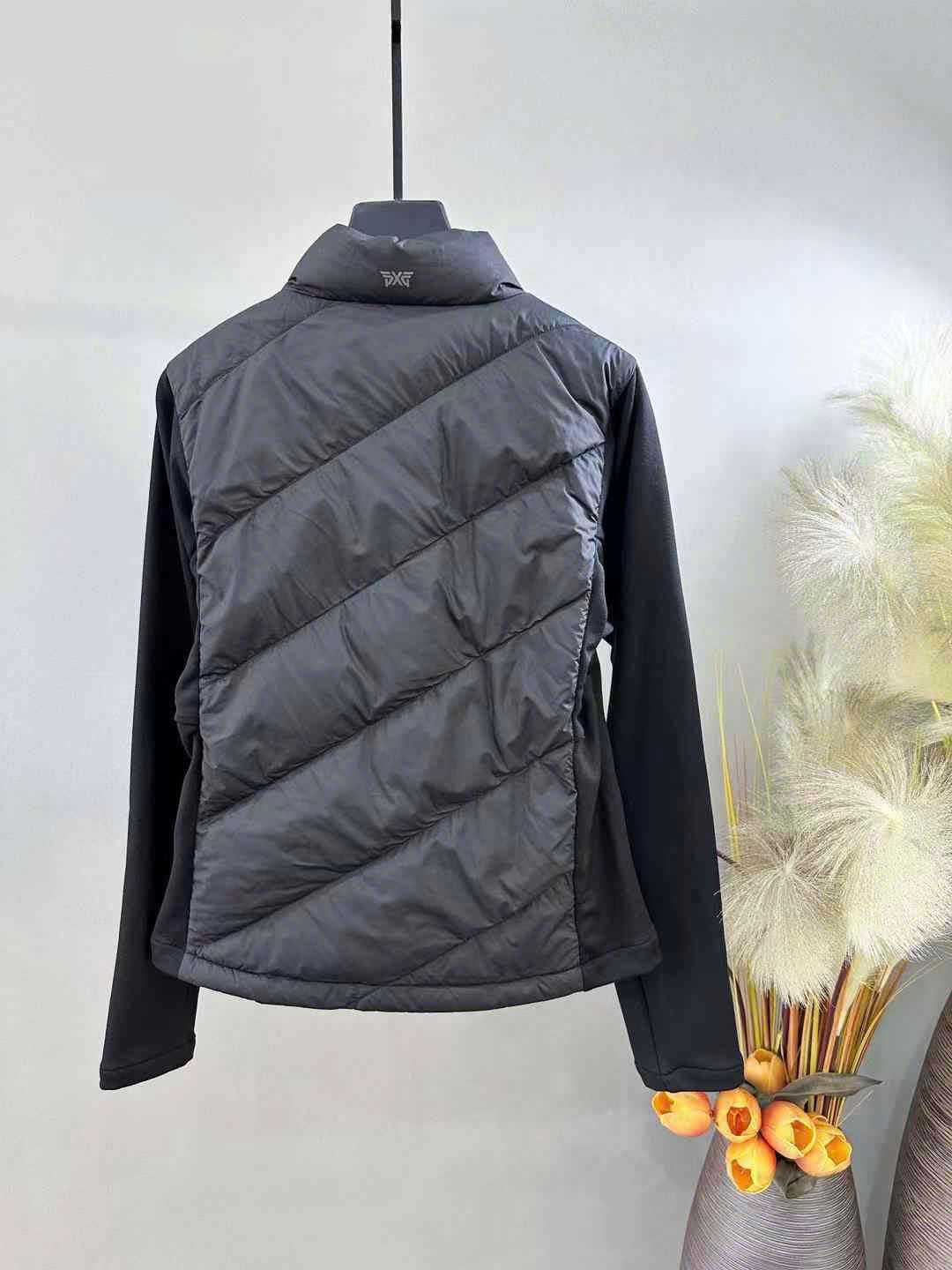 PXG 앞뒤 로고 여성 골프 패딩