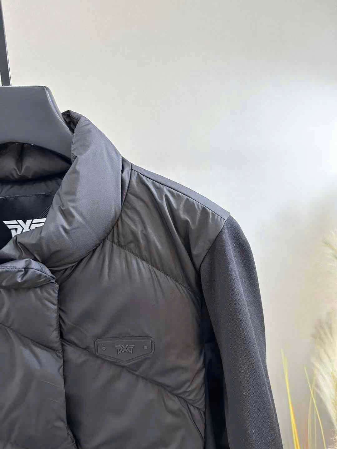 PXG 앞뒤 로고 여성 골프 패딩