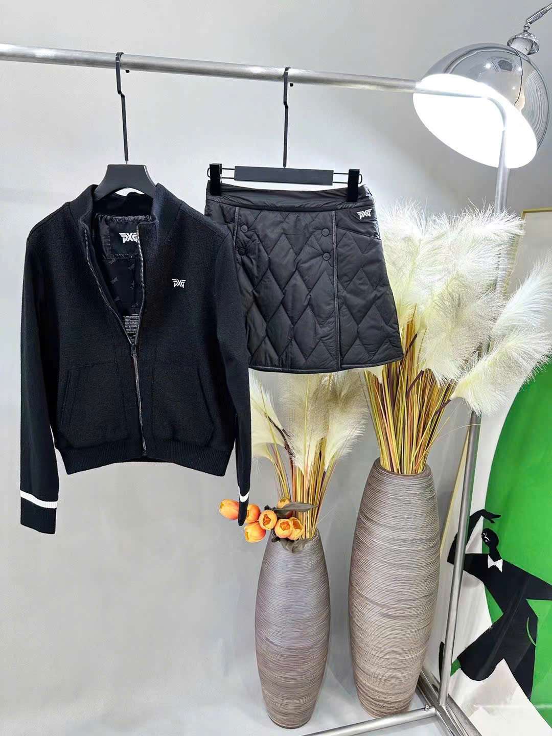 PXG 가슴 로고 여성 골프 패딩