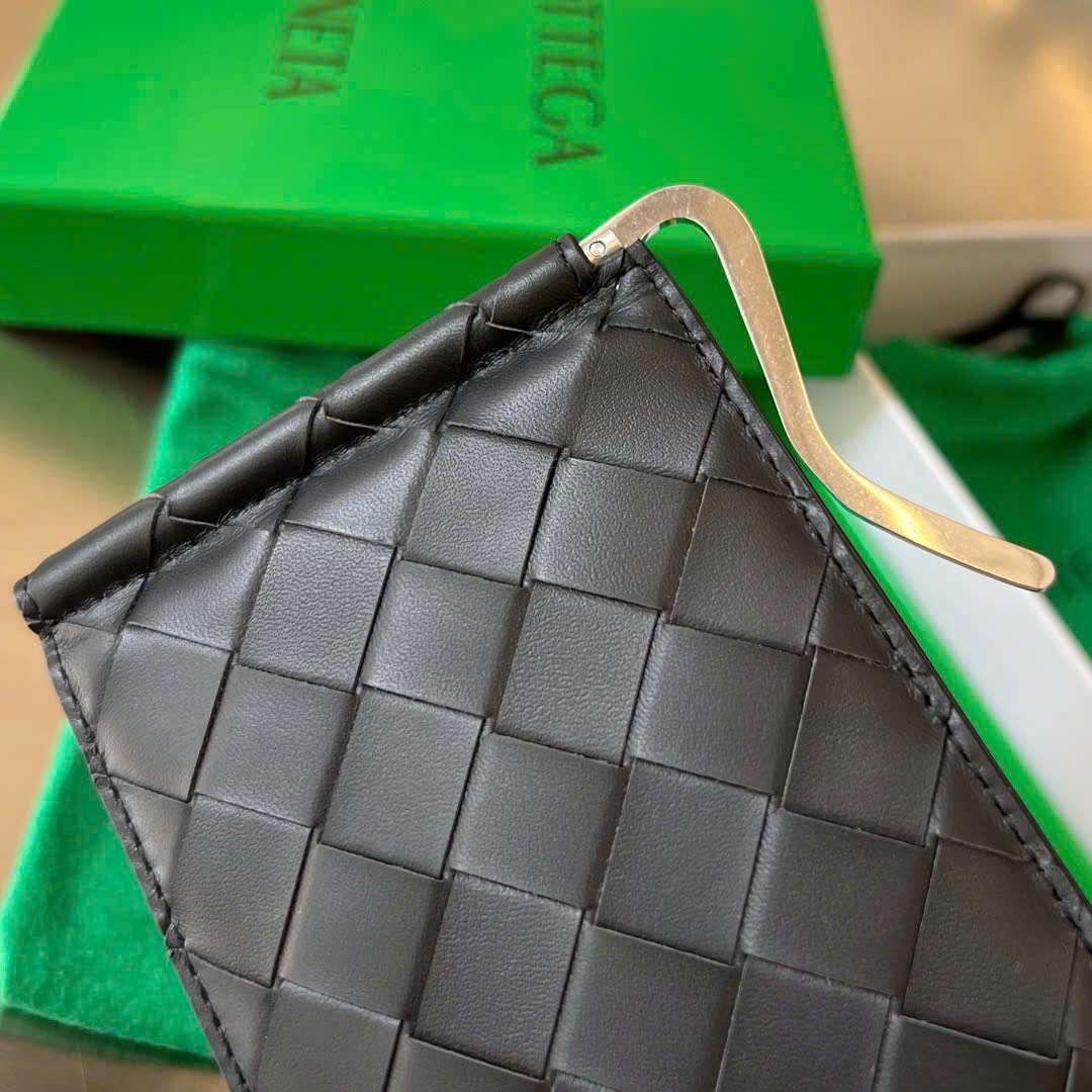 보테가 Intrecciato Bill Clip 남성 반지갑